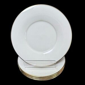Lenox Gold Bread Dessert Plates 5.75" Set Of 4